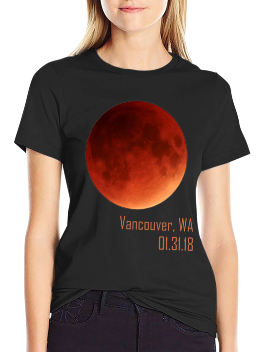 Camiseta Eclipse Lunar Vancouver WA 01.31.18