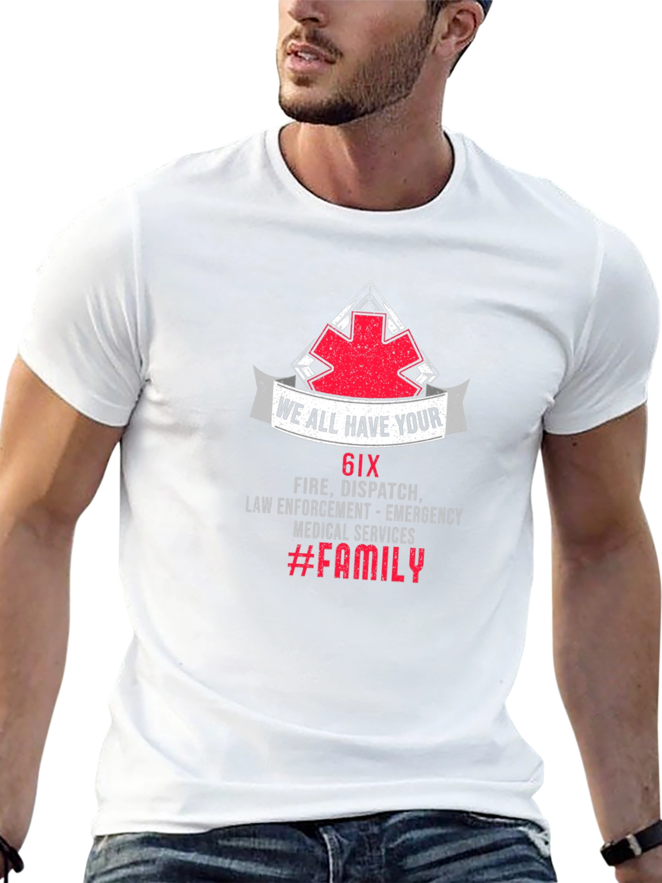 Camiseta Negra 6IX Family