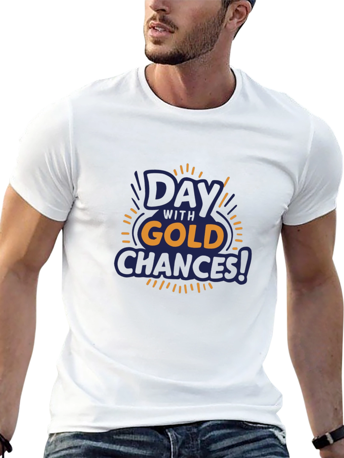Camiseta Negra Día de Oro
