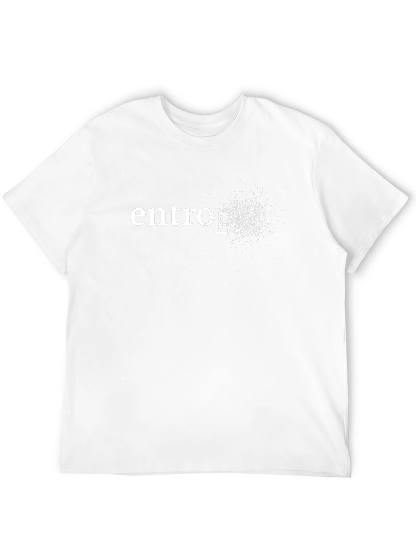 Camiseta Negra Entropy para Hombre
