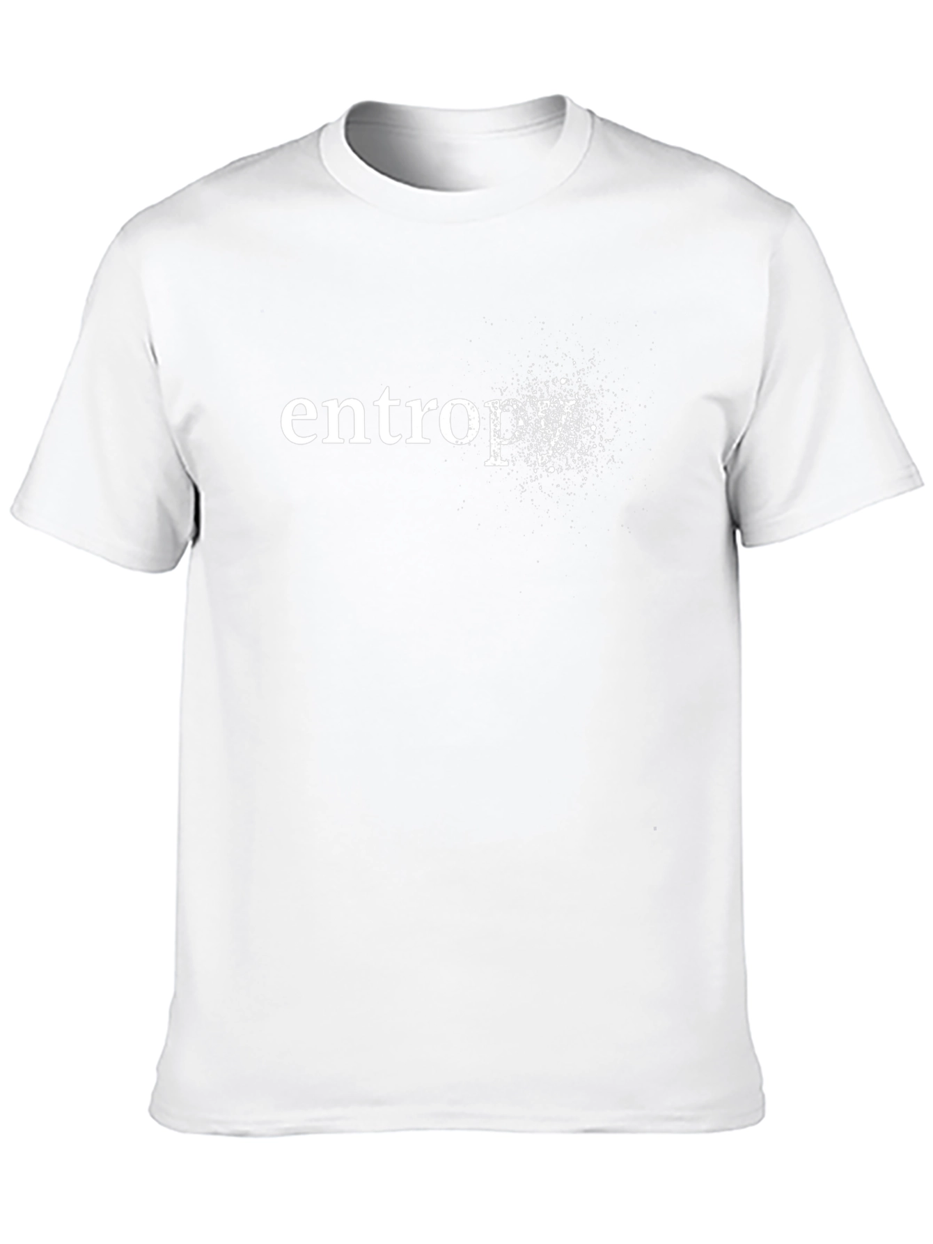 Camiseta Negra Entropy para Hombre
