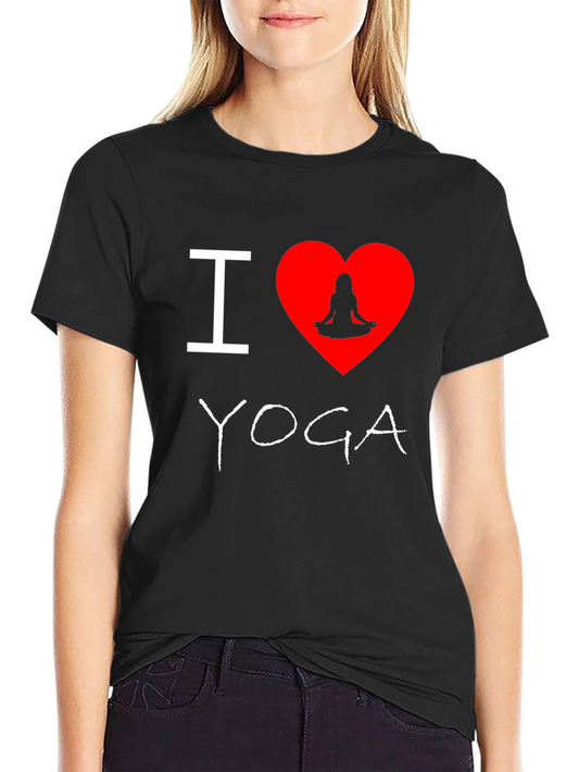 Camiseta Negra Amo Yoga para Hombre