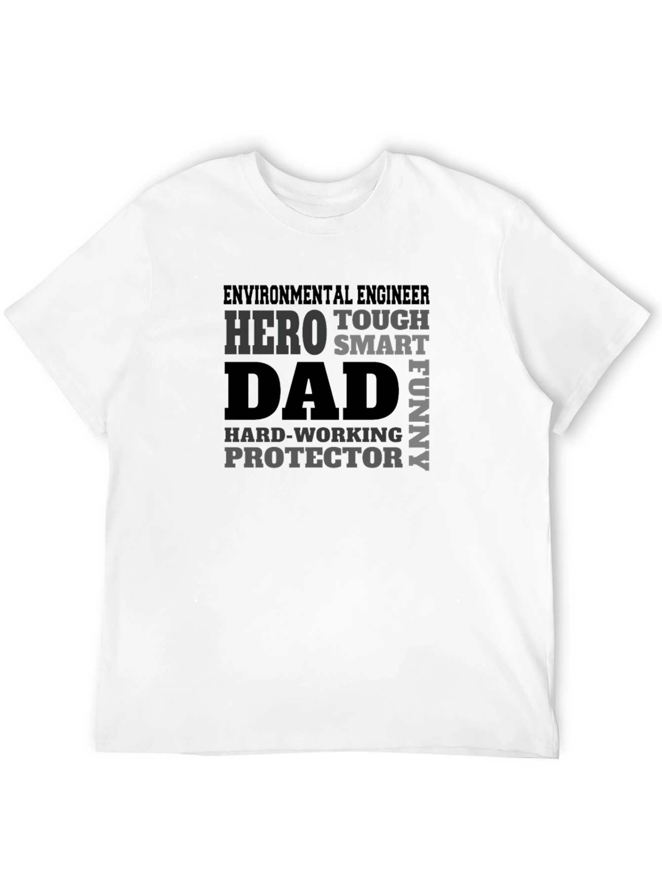 Camiseta para Papá Ingeniero Ambiental - Héroe Divertido