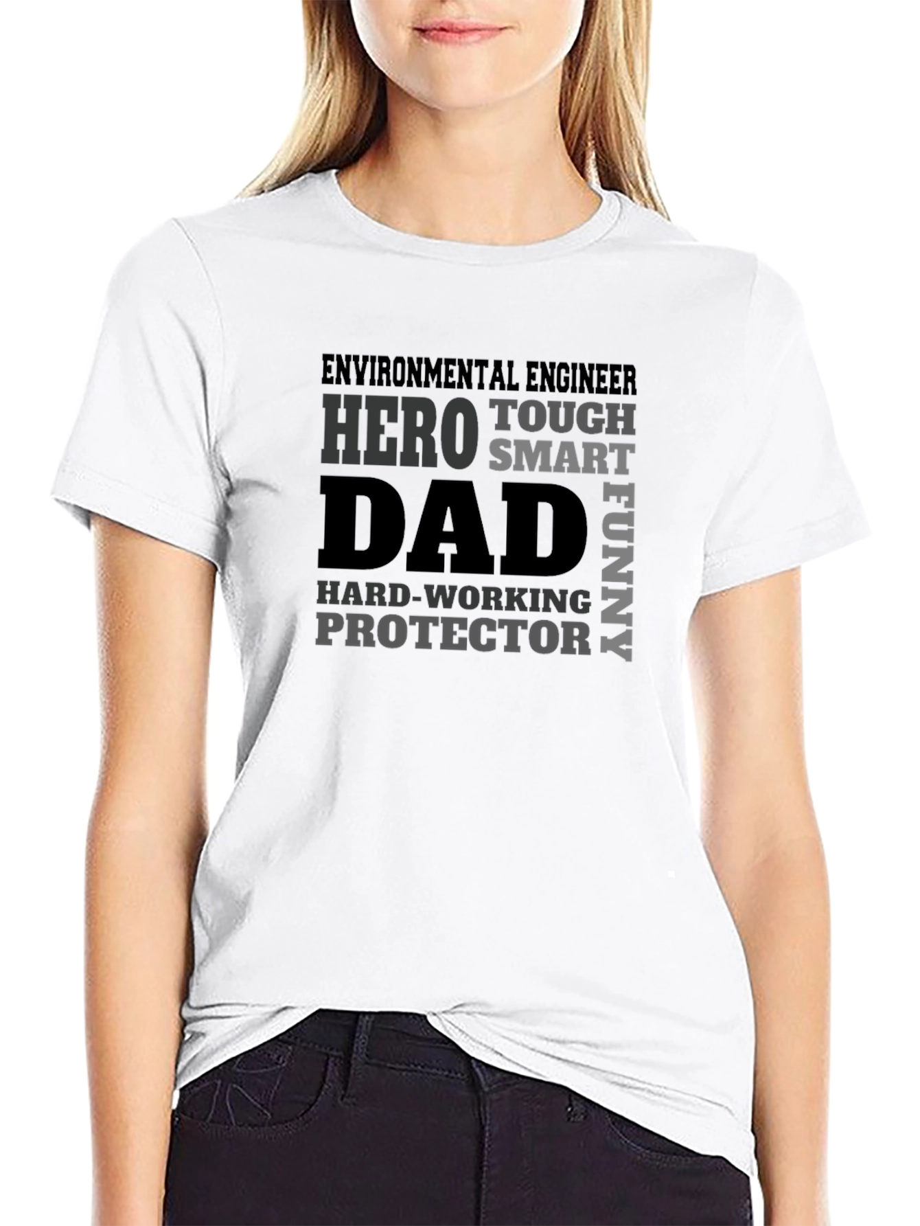 Camiseta para Papá Ingeniero Ambiental - Héroe Divertido