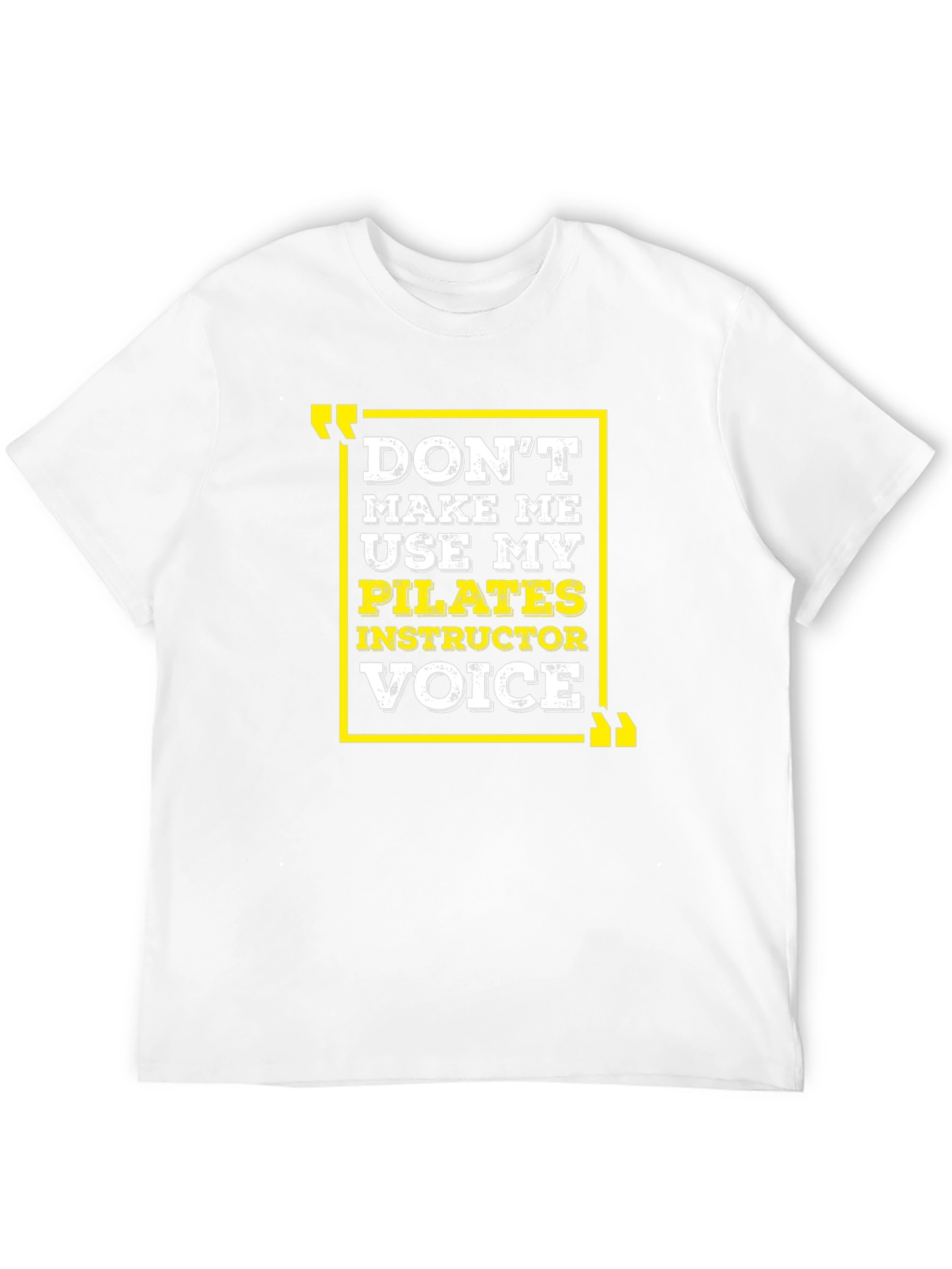 Camiseta Negra con Diseño Divertido de Pilates