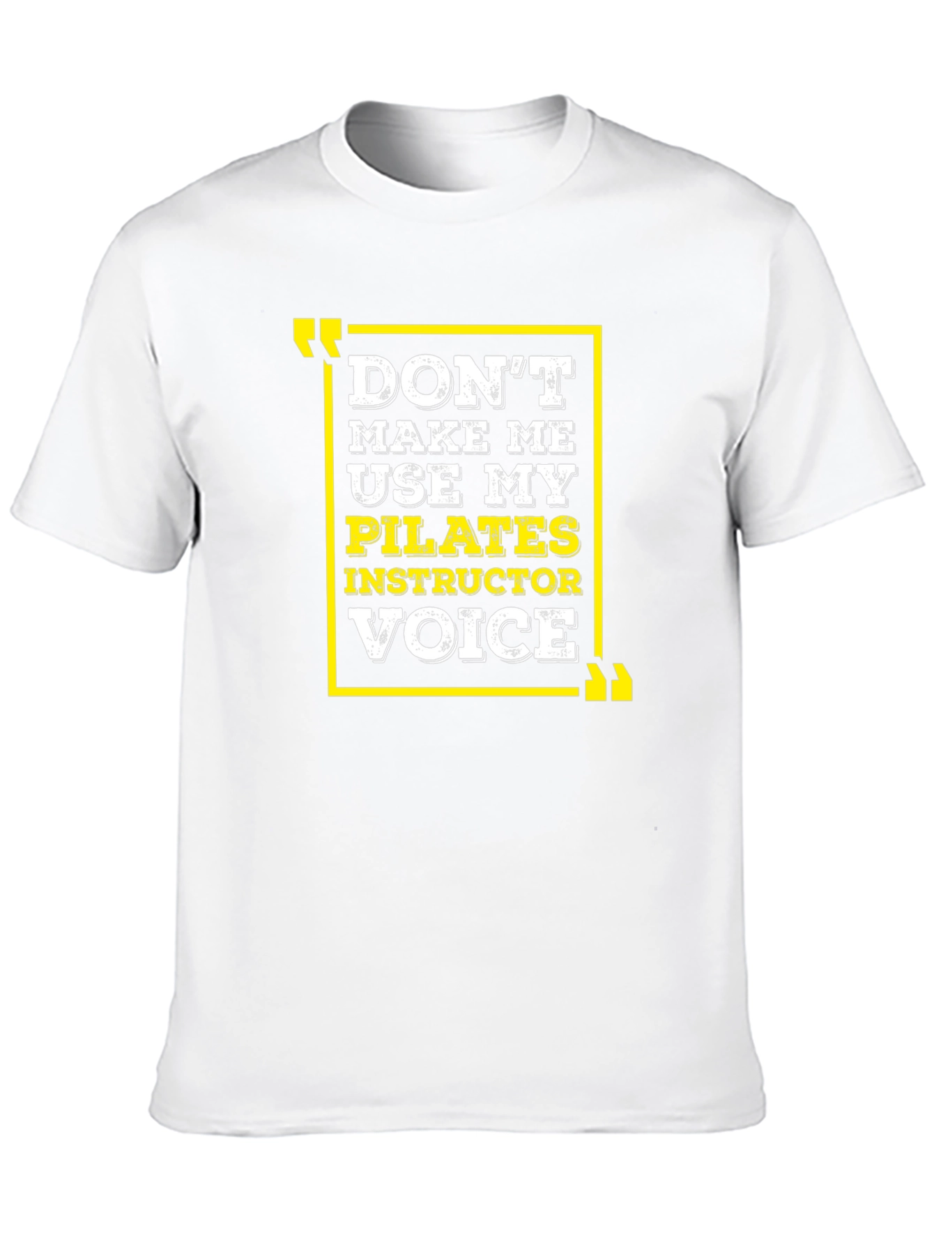 Camiseta Negra con Diseño Divertido de Pilates