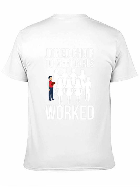 Camiseta Negra: Coro para Conocer Chicas