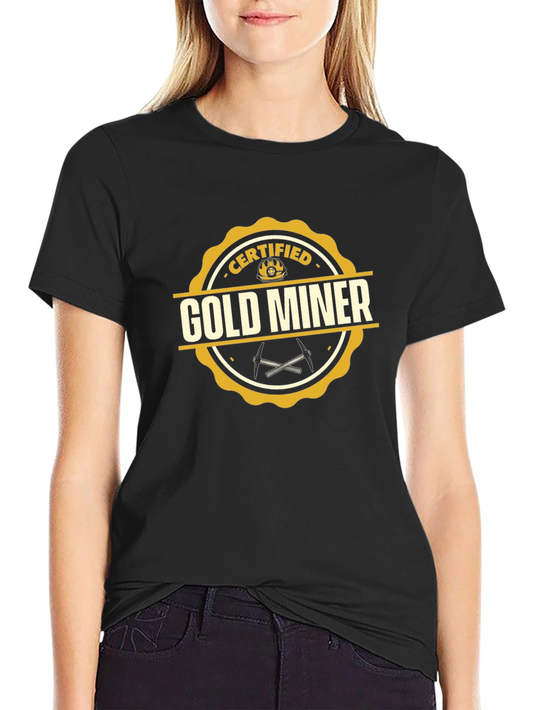 Camiseta Minero de Oro Certificado - Diseño Único