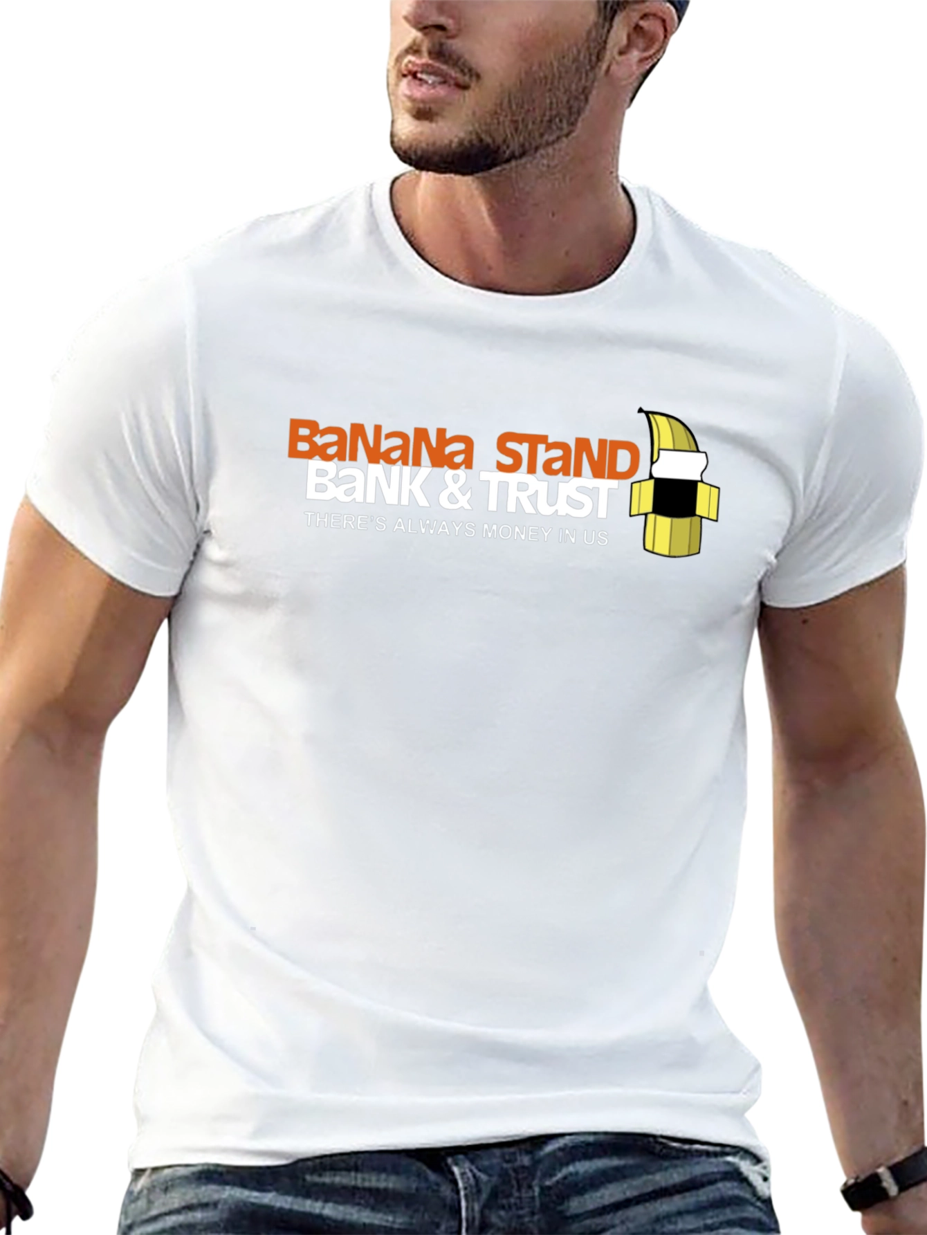 Camiseta Negra Banana Stand Bank & Trust