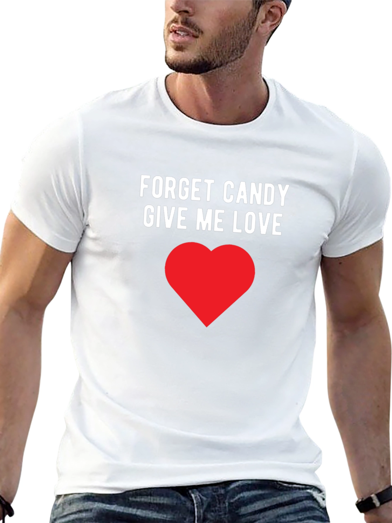 Camiseta Negra Olvida el Caramelo Dame Amor