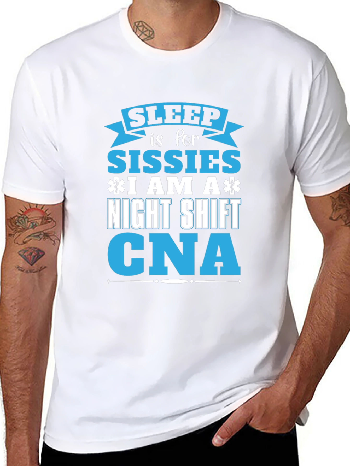 Camiseta Divertida CNA - Turno de Noche