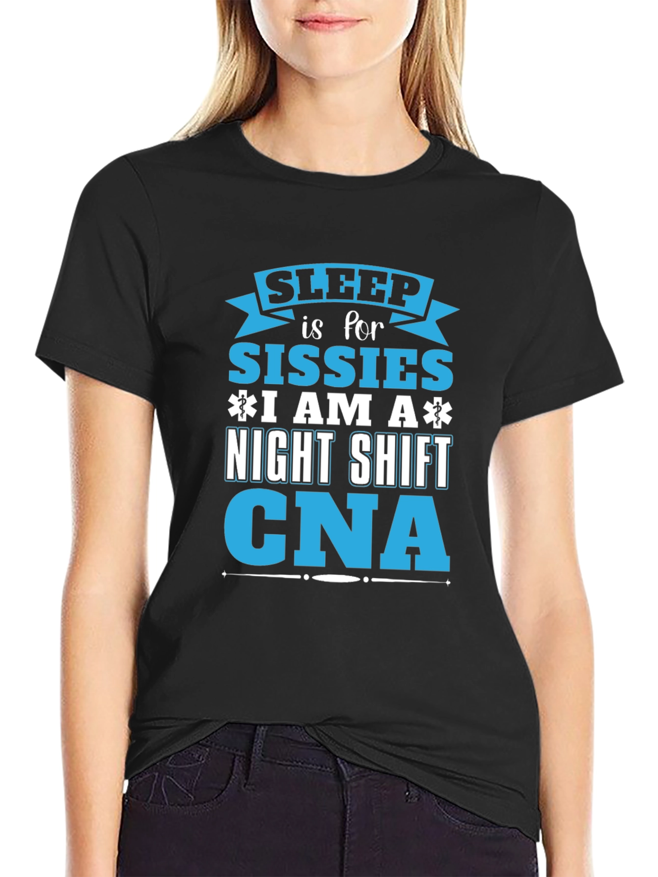 Camiseta Divertida CNA - Turno de Noche