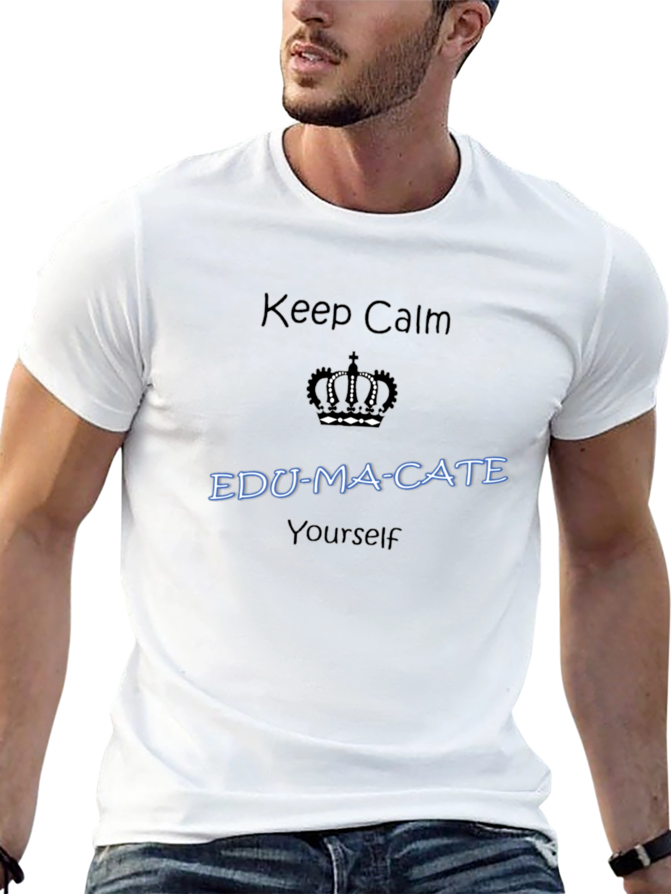 Camiseta Negra con Diseño Educativo Inspirador