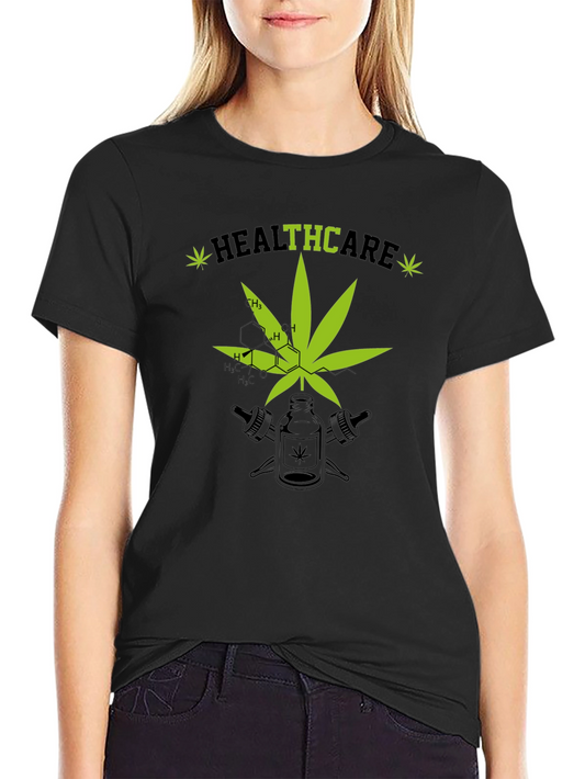 Camiseta Healthcare Cannábica