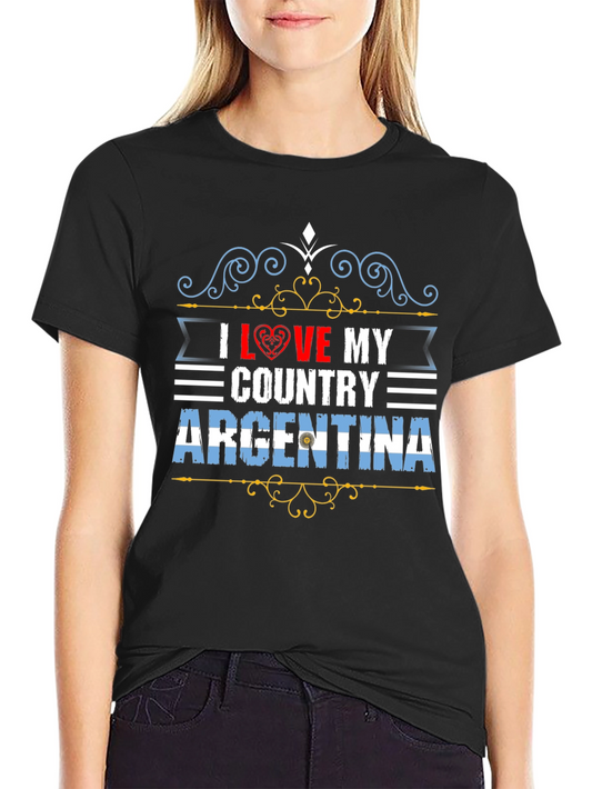 Camiseta Argentina: ¡Amo mi país!