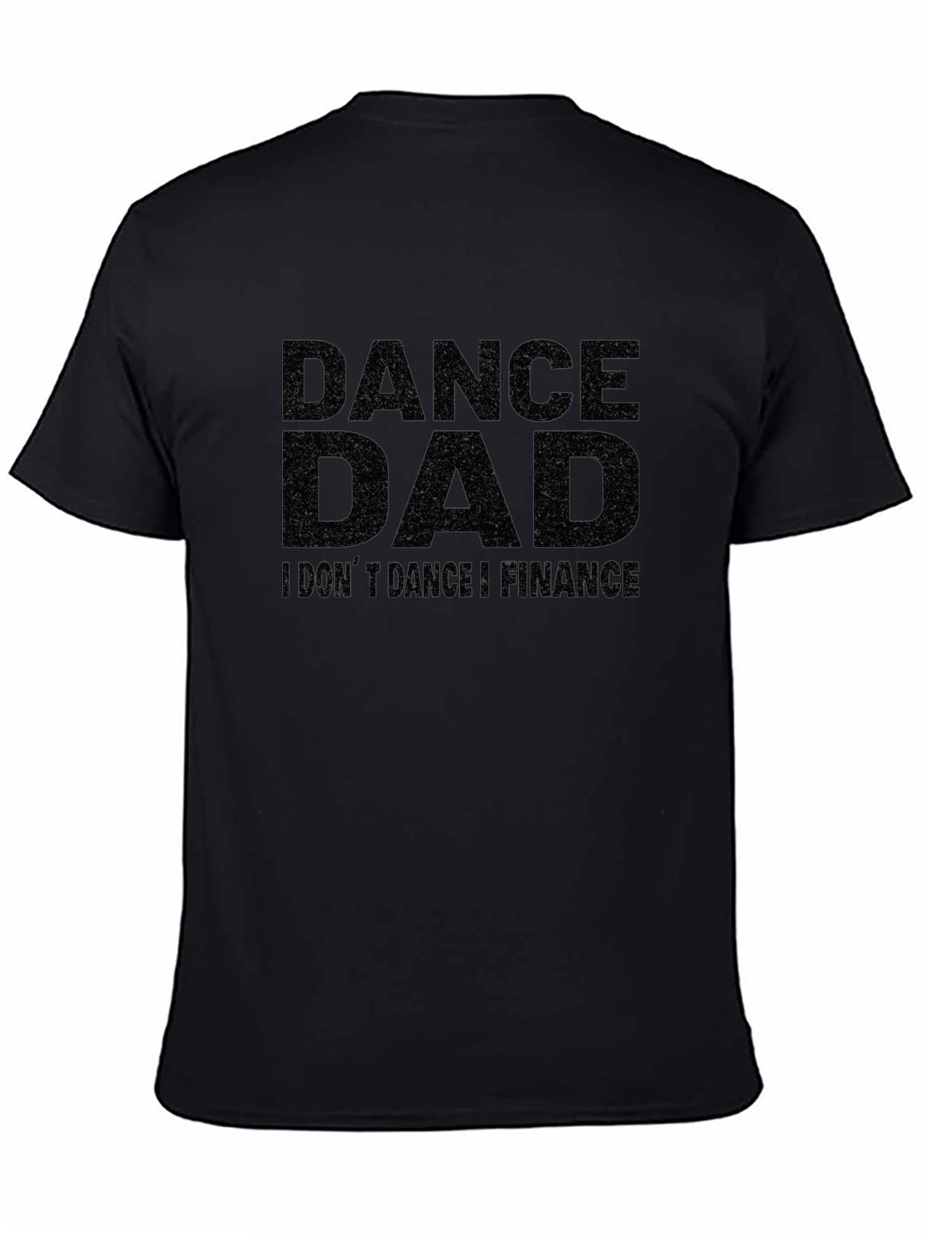 Camiseta Negra Dance Dad para Papá Financiero