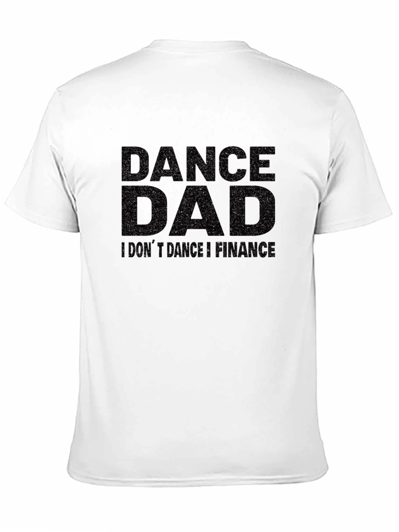 Camiseta Negra Dance Dad para Papá Financiero
