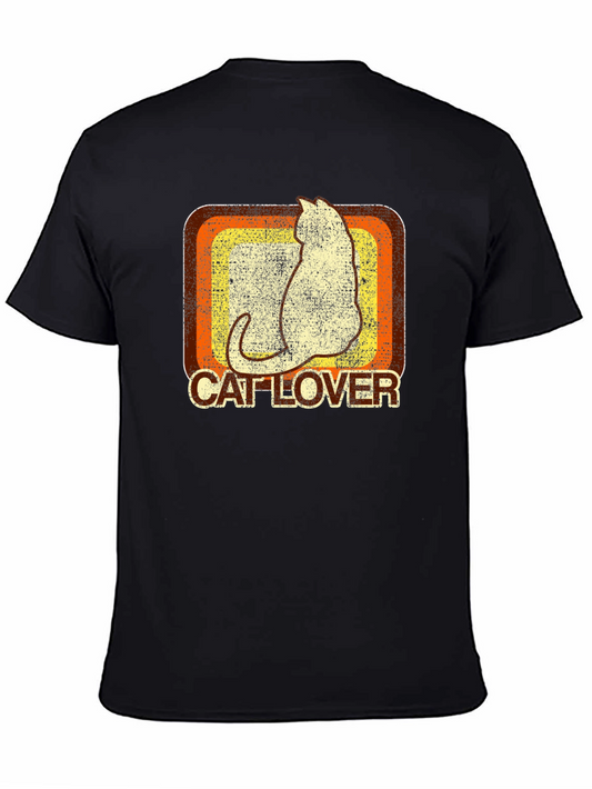 Camiseta Retro Cat Lover para Amantes de los Gatos