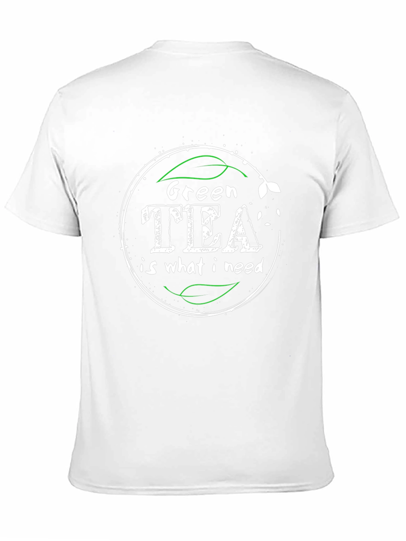 Camiseta Negra Green Tea is what I need