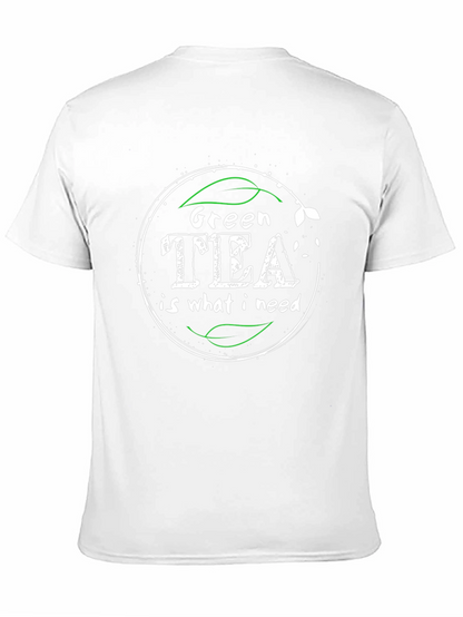 Camiseta Negra Green Tea is what I need