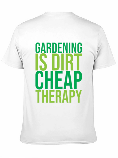 Camiseta Negra con Diseño de Jardinería