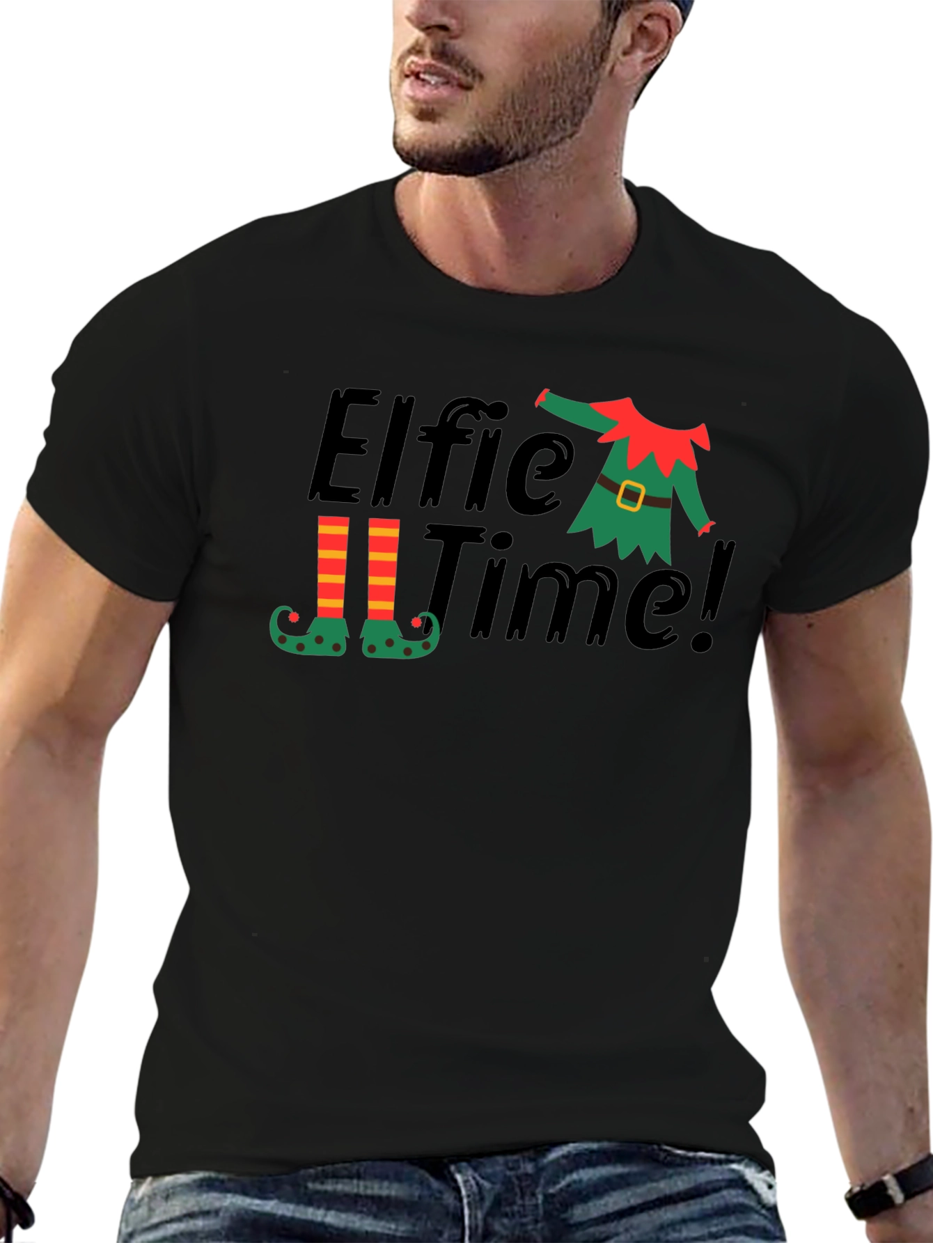 Camiseta Elfie Time! Navideña