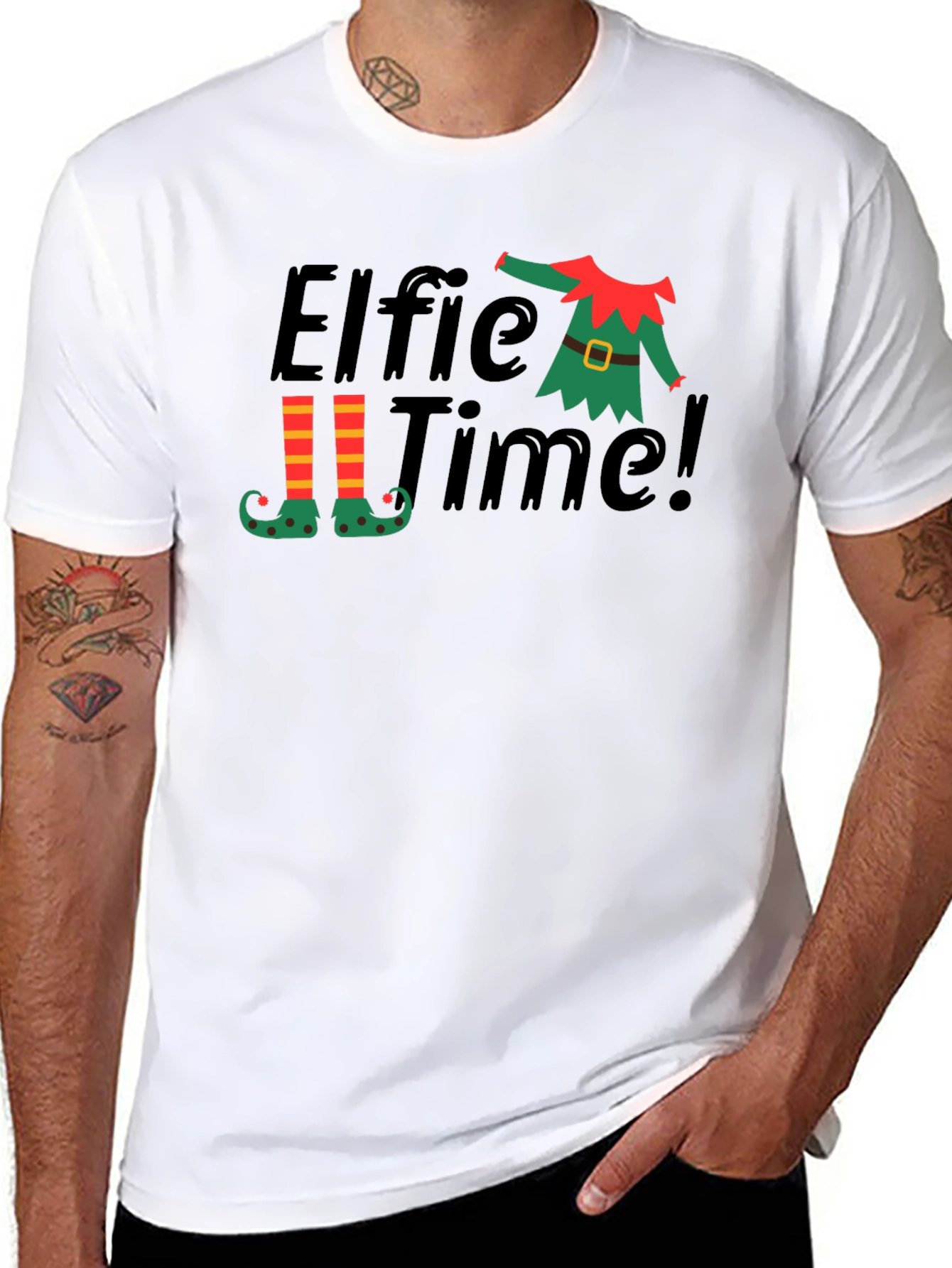 Camiseta Elfie Time! Navideña