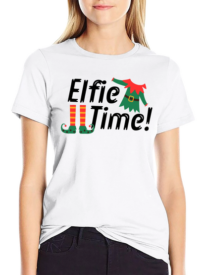 Camiseta Elfie Time! Navideña
