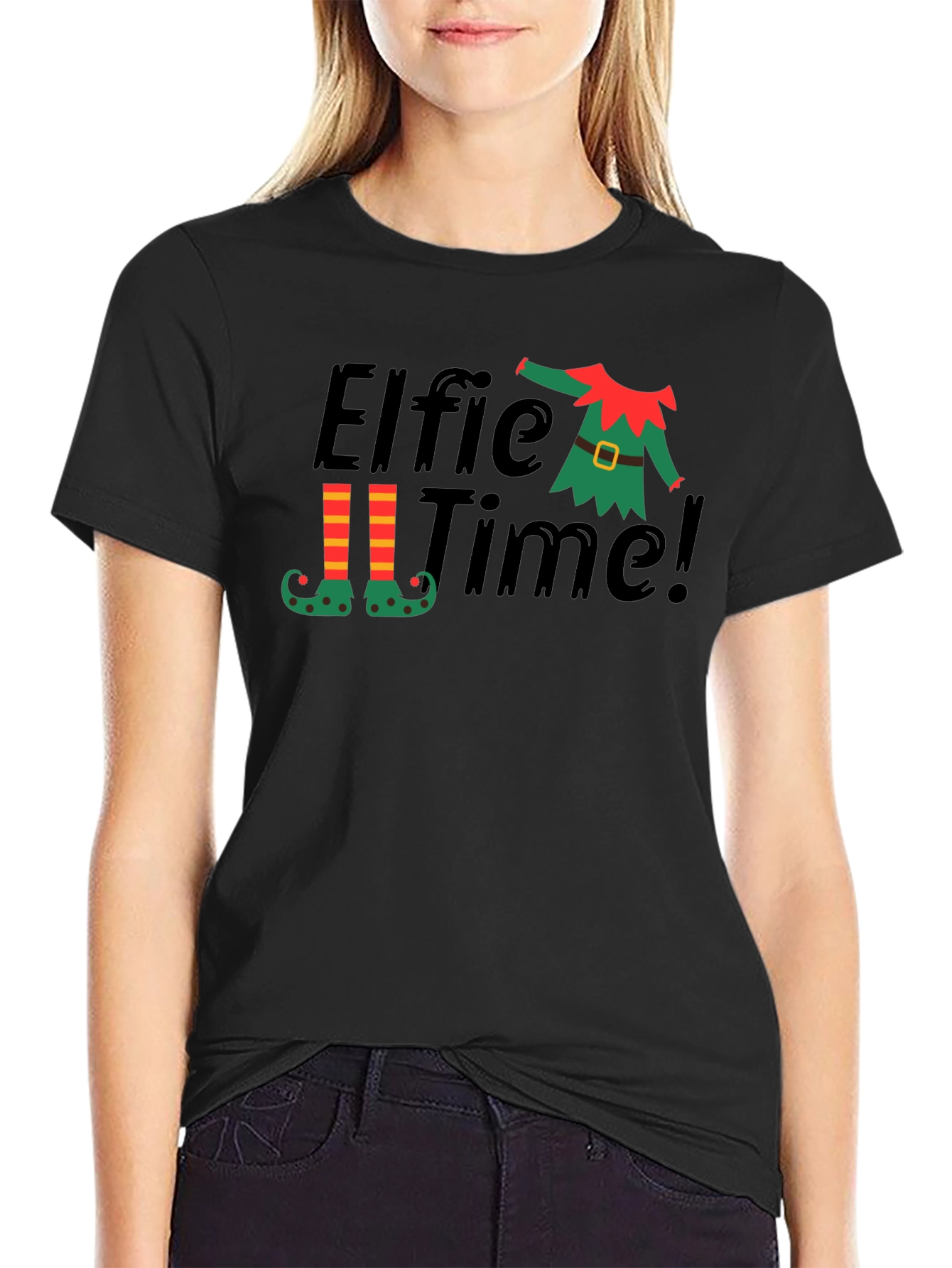 Camiseta Elfie Time! Navideña