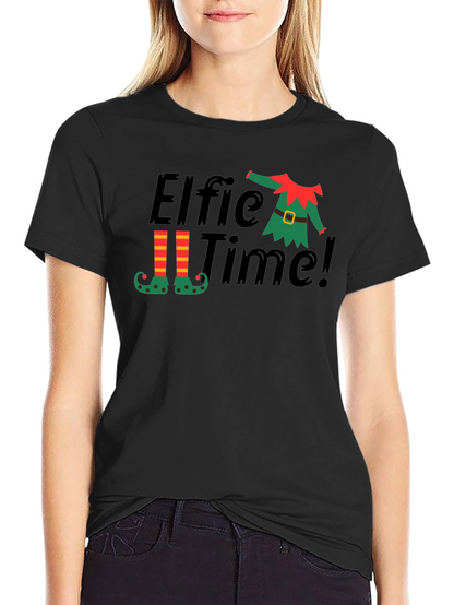 Camiseta Elfie Time! Navideña