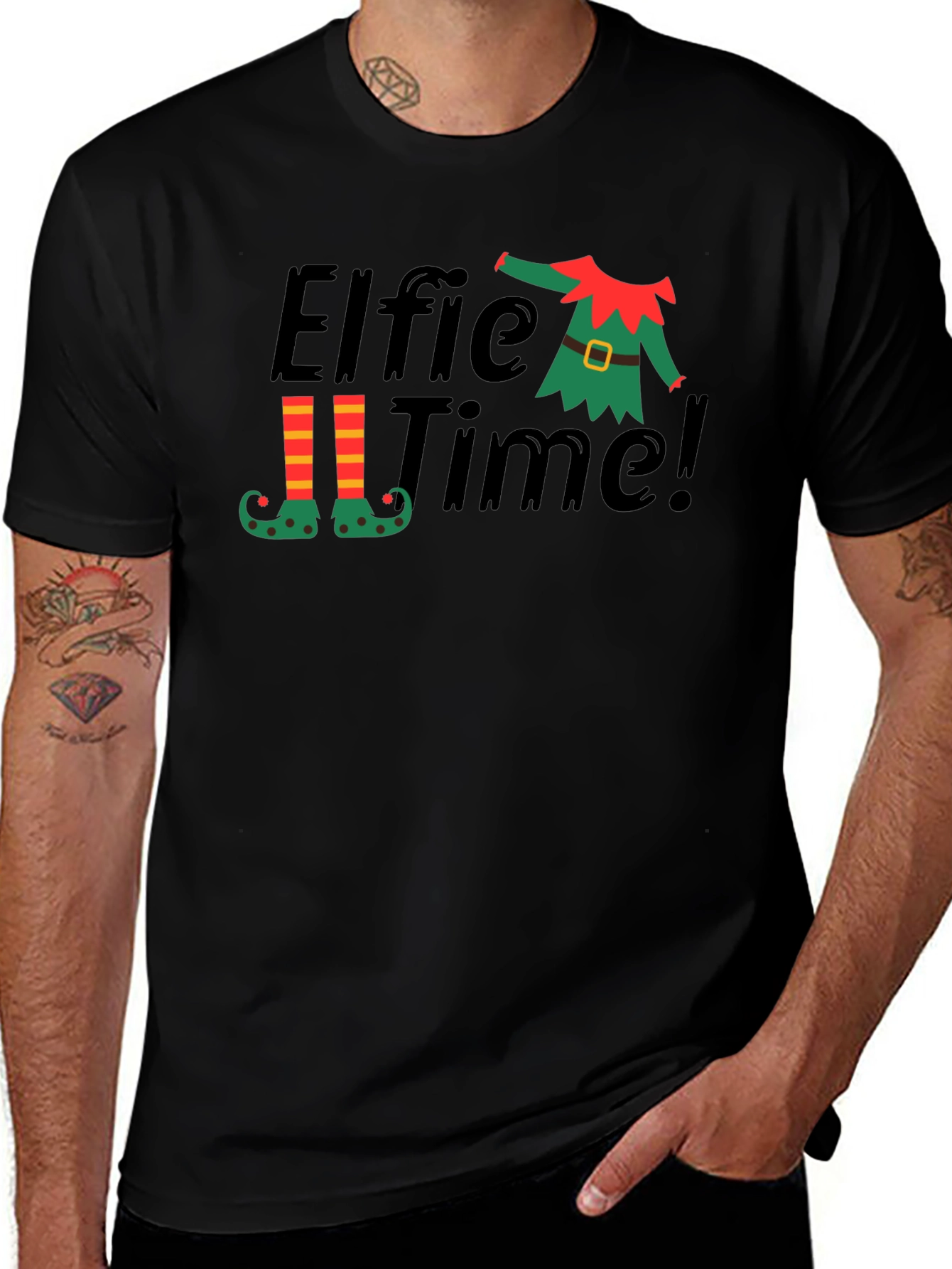 Camiseta Elfie Time! Navideña