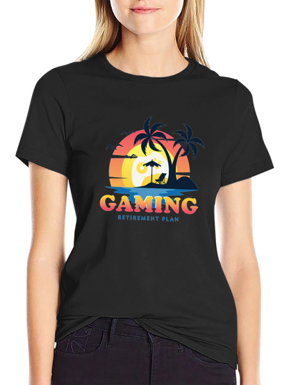 Camiseta Hombre Gaming Retirement Plan Playa
