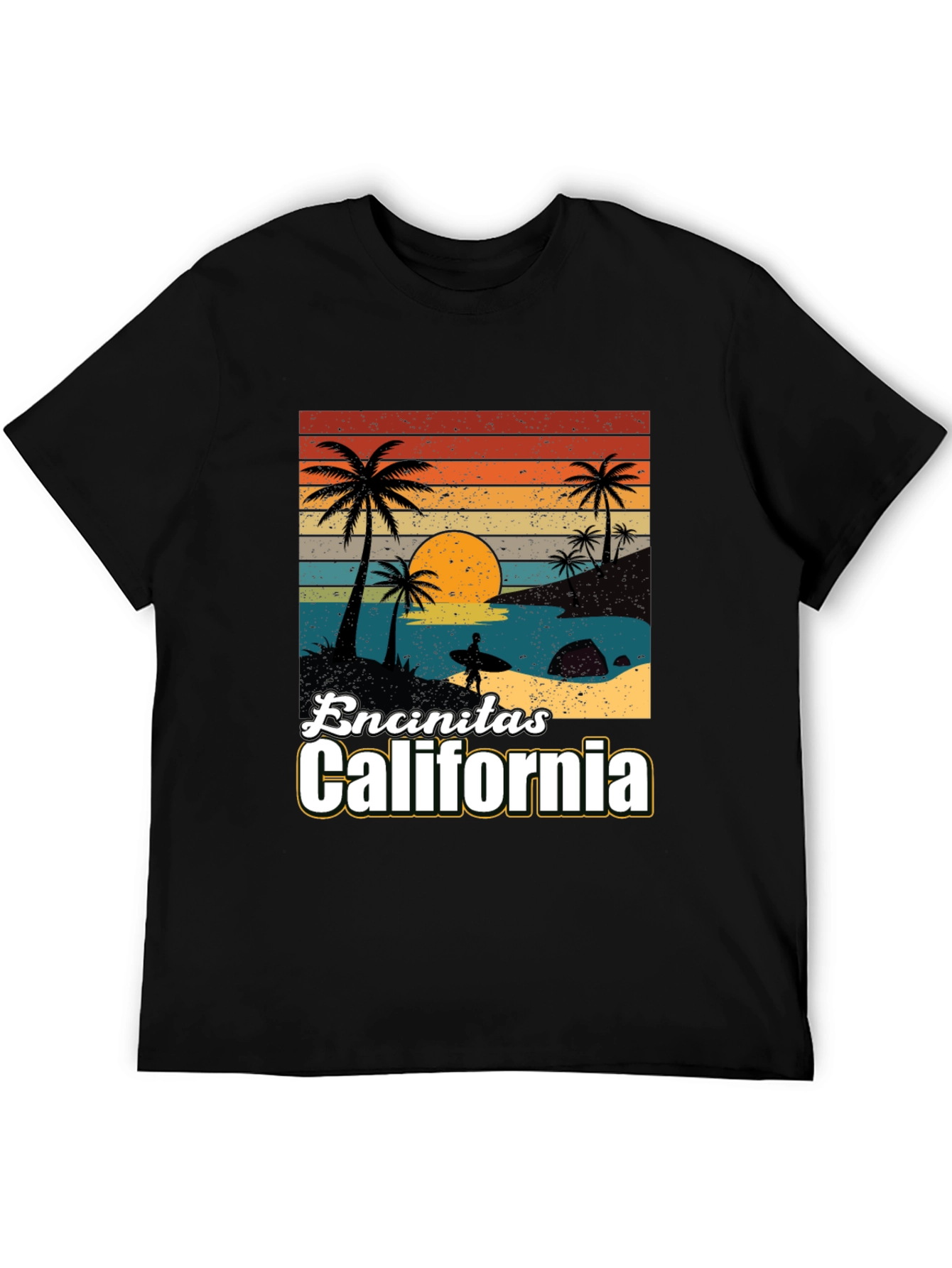 Camiseta Encinitas California Sunset Surf