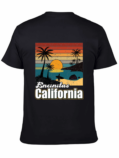 Camiseta Encinitas California Sunset Surf