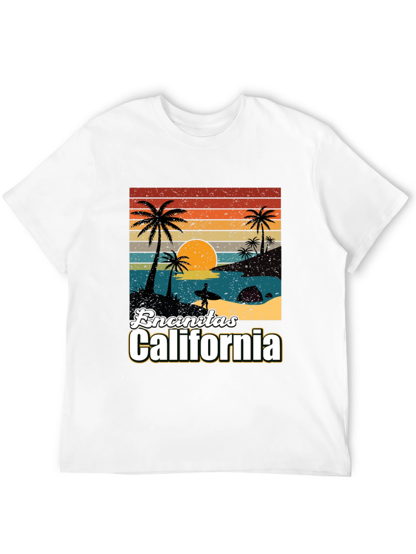Camiseta Encinitas California Sunset Surf