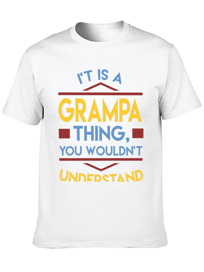 Camiseta Cosa de Abuelo Negra para Hombre