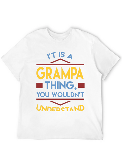 Camiseta Cosa de Abuelo Negra para Hombre