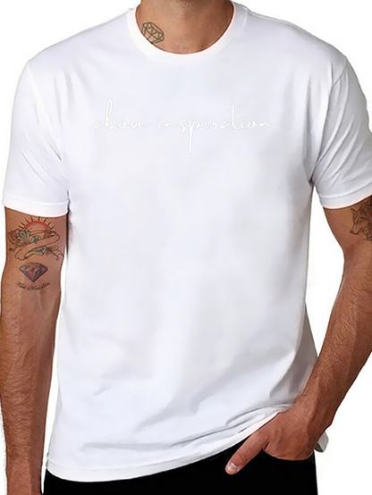 Camiseta Negra Above Inspiration para Hombre