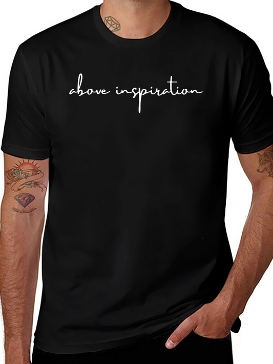Camiseta Negra Above Inspiration para Hombre