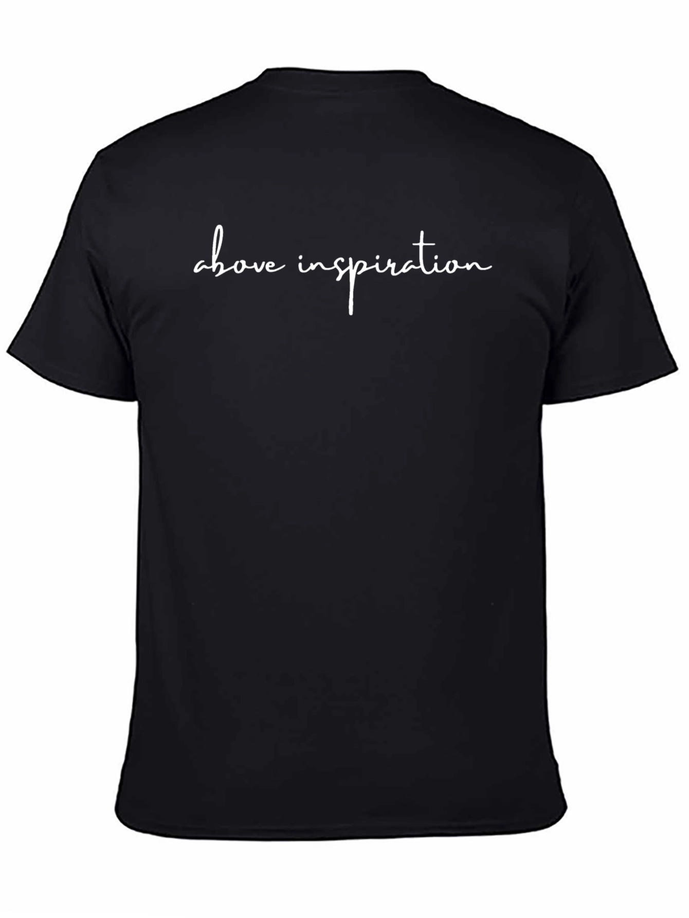 Camiseta Negra Above Inspiration para Hombre