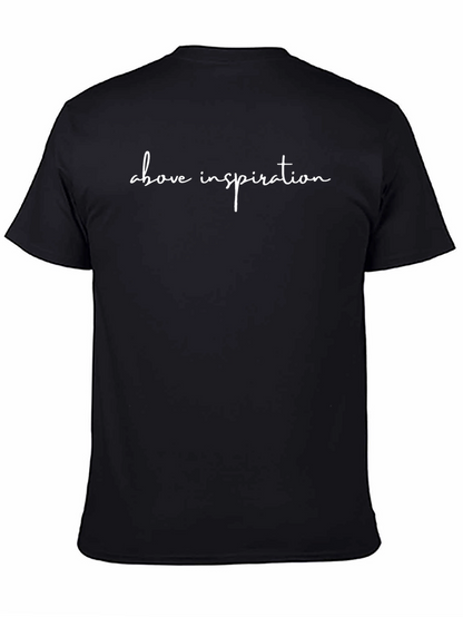 Camiseta Negra Above Inspiration para Hombre