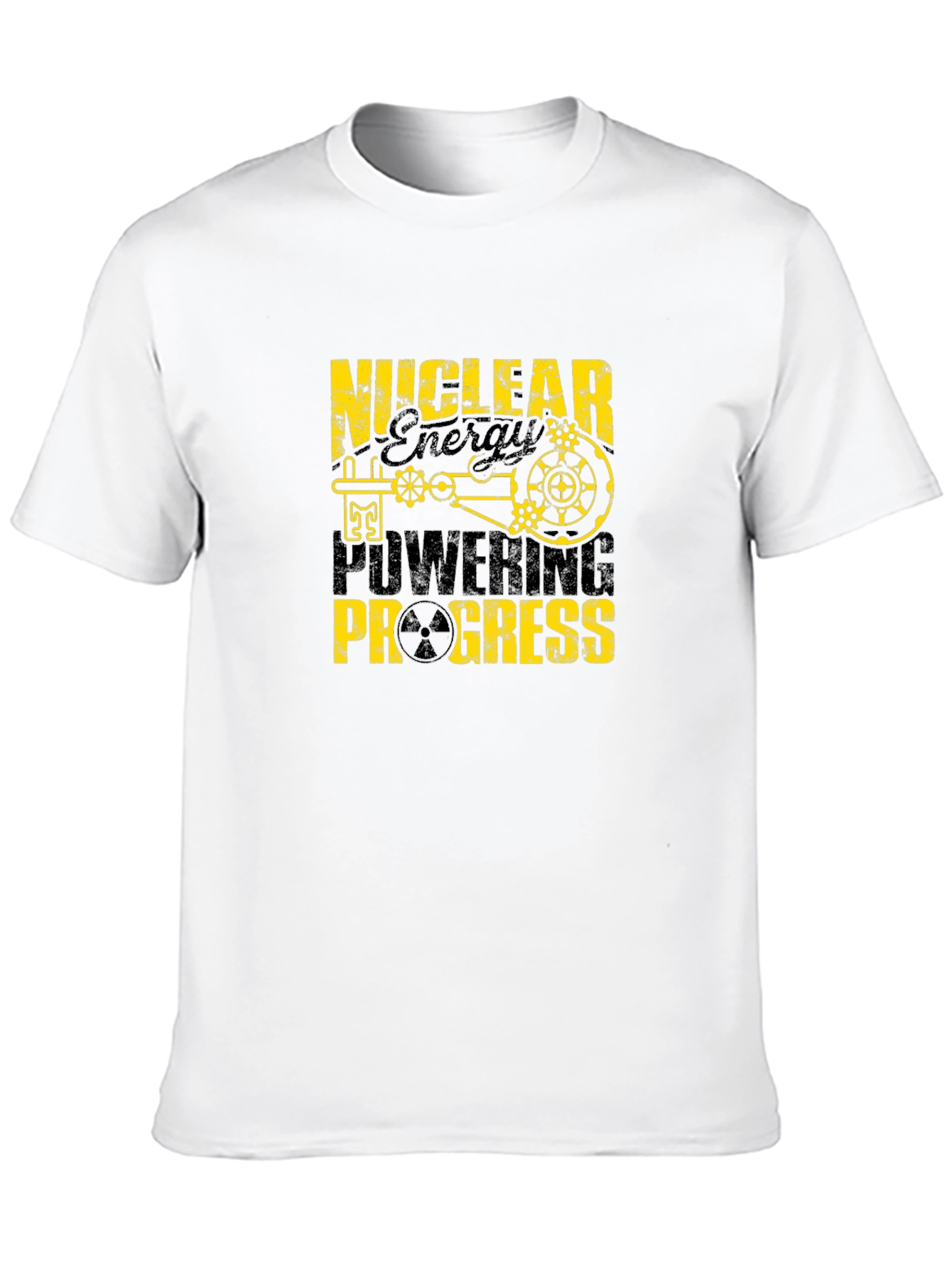 Camiseta Negra Nuclear Energy Powering Progress