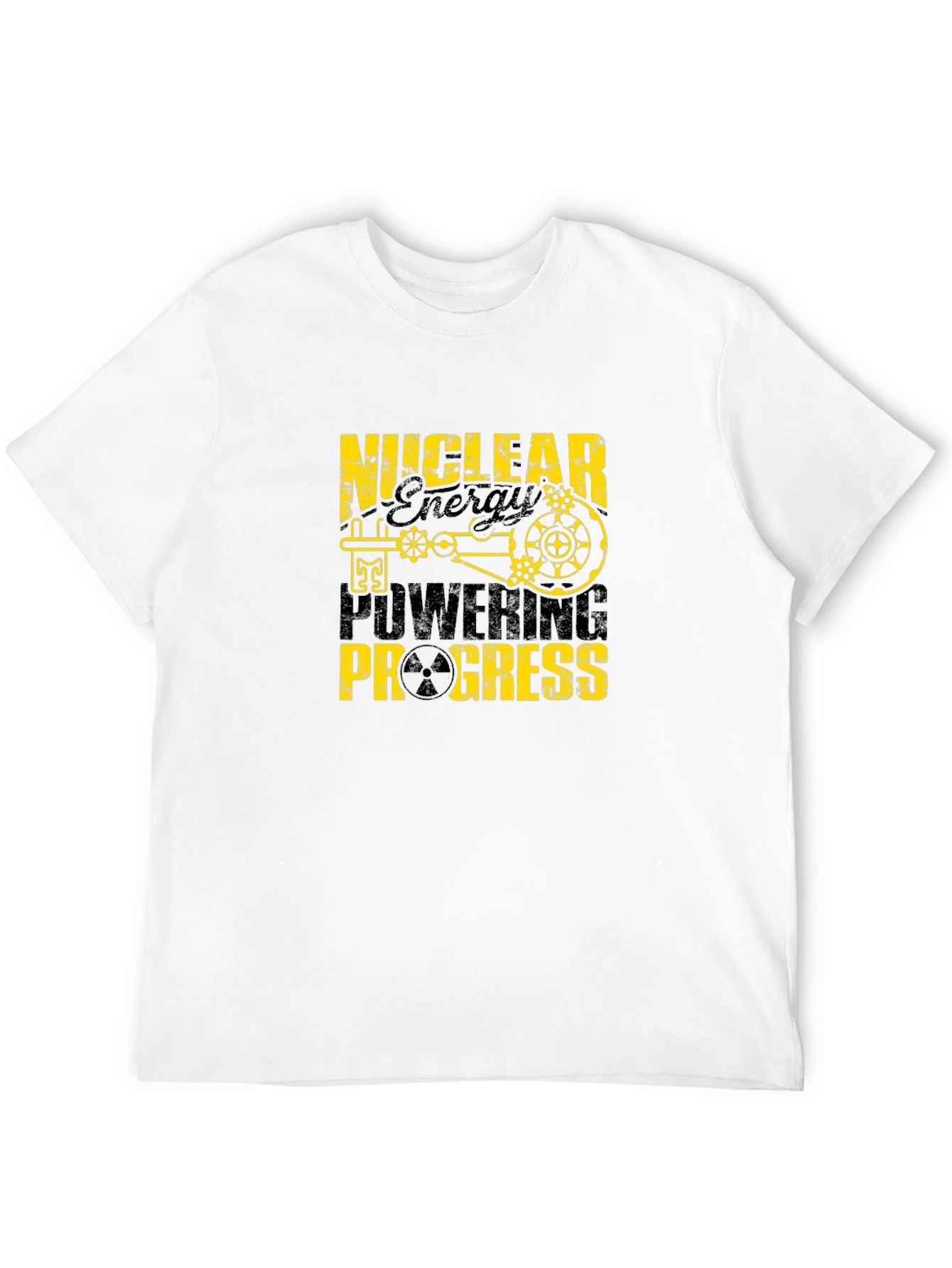 Camiseta Negra Nuclear Energy Powering Progress