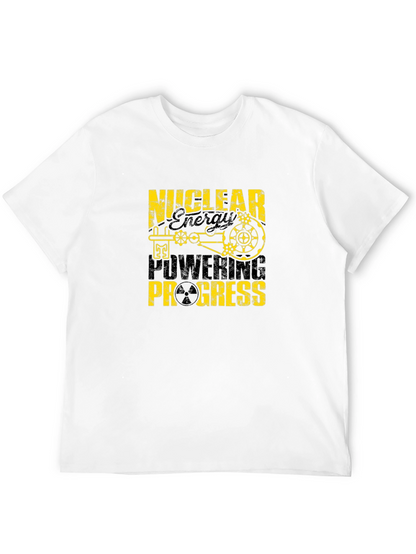 Camiseta Negra Nuclear Energy Powering Progress