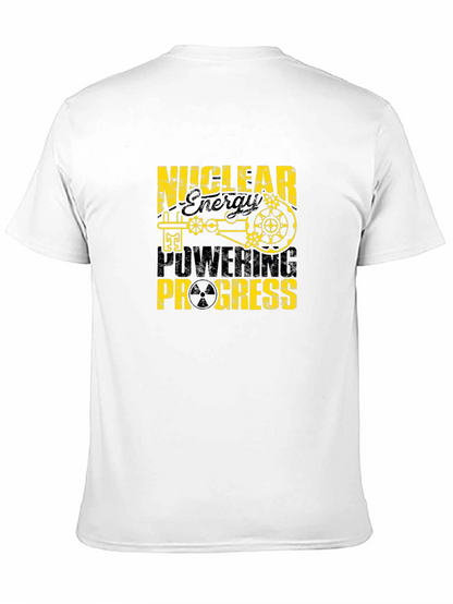 Camiseta Negra Nuclear Energy Powering Progress