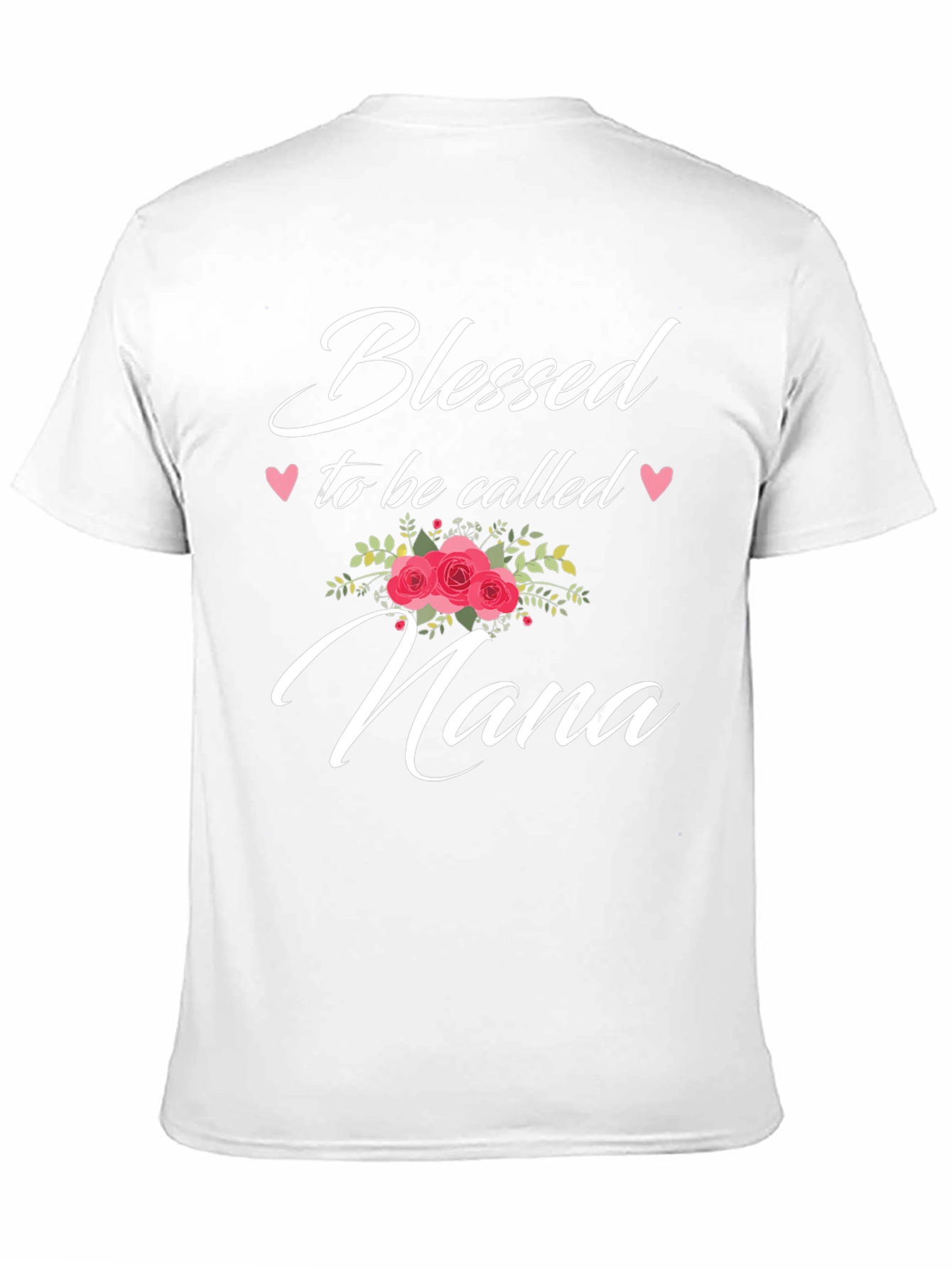 Camiseta Negra Bendecida para ser llamada Nana