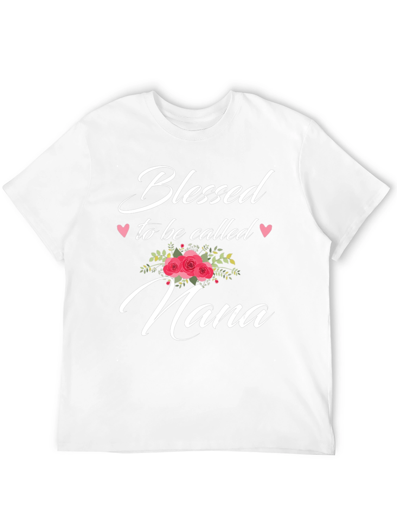 Camiseta Negra Bendecida para ser llamada Nana