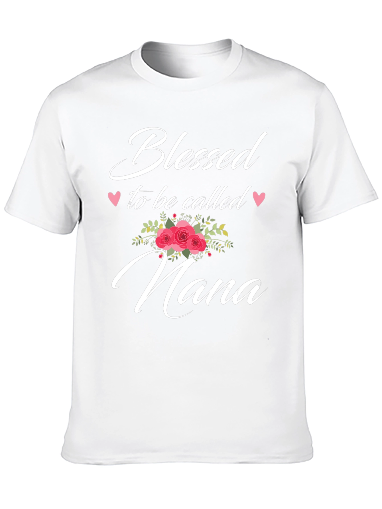 Camiseta Negra Bendecida para ser llamada Nana