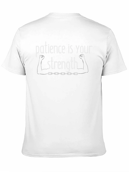 Camiseta Negra: Paciencia es tu Fuerza