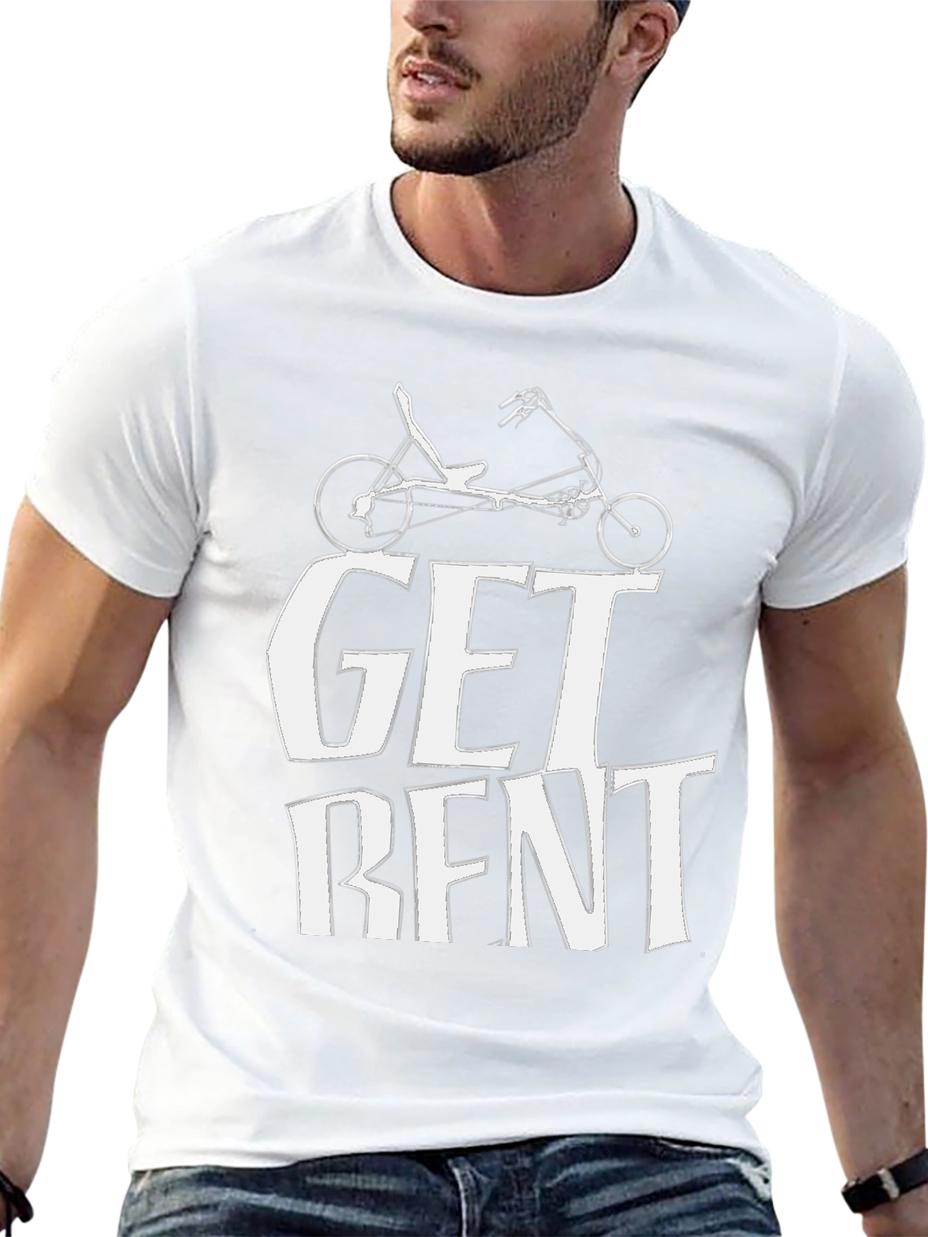 Camiseta Negra Get Bent Ciclismo Reclinado